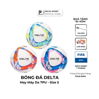 Bóng Đá DELTA CAMPO 5M Size 5 May Máy FIFA Basic Da TPU Sân 7 11 Cỏ Nhân Tạo Từ 12 Tuổi DELTACA01
