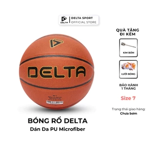 Bóng Rổ DELTA Size 7 Dán Ép Nhiệt Da PU Microfiber Độ Đàn Hồi Cao Đạt Chuẩn Cao Độ Tròn Nảy 1771-7B
