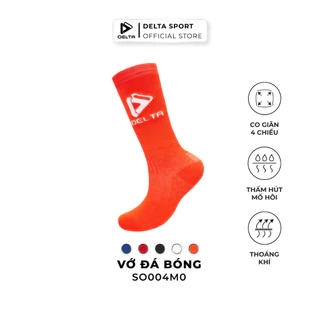 DELTA Vớ Bóng Đá Cổ Cao Cao Cấp, Co Giãn 4 Chiều, Thoáng Khí, Thấm Hút Mồ Hôi SO004M0