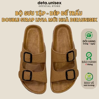 BST - DÉP ĐẾ TRẤU DOUBLE STRAP LIVIA MỚI NHÀ DETA - DETA28