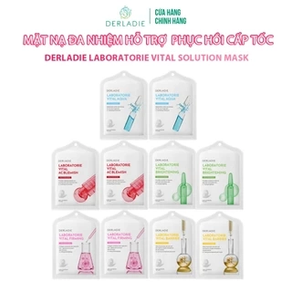 Combo 10 mặt nạ đa nhiệm hỗ trợ phục hồi cấp tốc DERLADIE LABORATORIE VITAL SOLUTION MASK 30ml x10