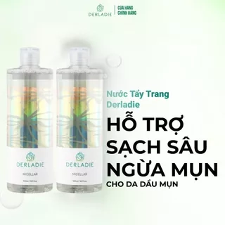 Nước tẩy trang Derladie Cleansing Water Witch Hazel làm sạch, ngừa mụn trên da 500ml
