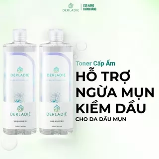 Toner Derladie Natural Witch Hazel Ngừa Mụn, Làm Sạch Da 500ml