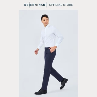 Áo sơ mi nam DETERMINANT 100% Cotton siêu dài chống nhăn kháng khuẩn - 301 - màu Trắng
