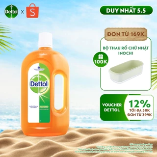 Dettol Dung Dịch Diệt Khuẩn Khử Mùi Đa Năng, Chai 1L