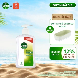 Nước rửa tay Dettol kháng khuẩn hương tinh dầu thông – chai 500g siêu tiết kiệm