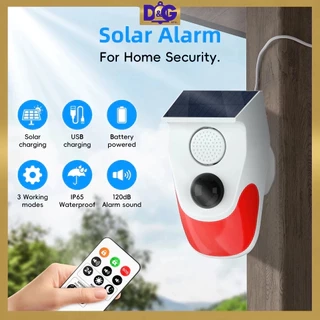 Báo động chống trộm hồng ngoại không dây năng lượng mặt trời