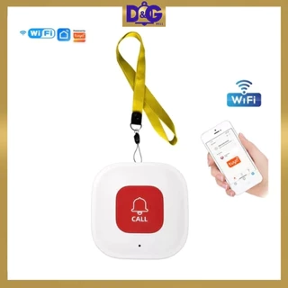Nút wifi gọi khẩn cấp gọi hỗ trợ người già, bệnh nhân báo về điện thoại app tuya Smartlife