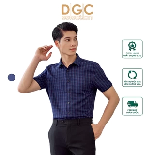 Áo sơ mi nam DGCs ngắn tay form Slim fit SASNBB13M