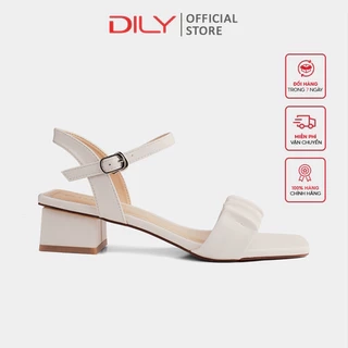Giày sandal nữ DILY gót vuông cơ bản 7cm_AA0296