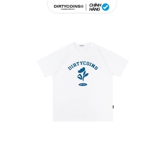 Áo Thun DirtyCoins Floral Silhouette - White