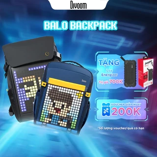 Balo DIVOOM Backpack-M/S, túi đeo chéo Slingbag-V màn hình LED - BH 12 tháng