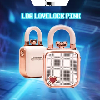 Loa Bluetooth Divoom Lovelock Pink công suất 5W kiểu dáng dễ thương