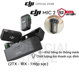 DJI Mic 2 - Bộ micro không dây khử ồn mạnh mẽ, chất âm vượt trội (DJI Mic 2)