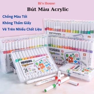 Bút Màu Acrylic Vẽ Được Trên Nhiều Chất Liệu - Đồ Chơi Mỹ Thuật