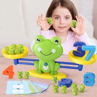 Đồ Chơi Cân Bằng Ếch Con Giúp Bé Rèn Luyện Tư Duy, Làm Quen Với Tóan