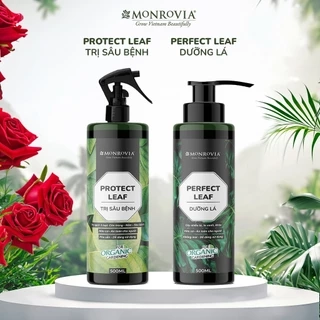 Combo phân bón TRỊ SÂU BỆNH, DƯỠNG LÁ MONROVIA hữu cơ giúp cây khỏe, lá xanh mướt cho cây cảnh