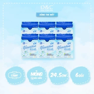Combo 6 gói Băng vệ sinh thảo dược Glamiss Cool Extra ban đêm 33,5 cm