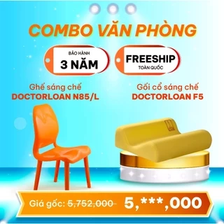 Combo dành cho dân văn phòng DOCTORLOAN giữ tư thế ngồi chuẩn bảo vệ cột sống lưng cổ