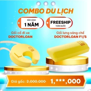 Combo du lịch DOCTORLOAN hỗ trợ nắn chỉnh và bảo vệ cột sống