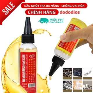 Dầu Máy Làm Trơn Ổ Khóa, Máy Móc, Quạt Điện - Công Thức Không Mùi An Toàn Khi Sử Dụng - Lọ 60ml - Hãng Dododios