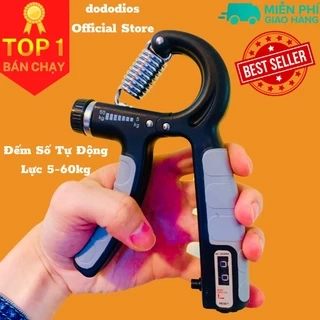 Kìm Bóp Tay Kìm Tập Cơ Tay Dụng Cụ Tập Gym Tại Nhà Điều Chỉnh Lực 5-60kg Có Đếm Số Tự Động