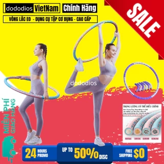 Vòng Lắc Eo Giảm Mỡ Bụng Cho Nam Nữ - Tập Thể Dục Tại Nhà Hiệu Quả - Dụng Cụ Tập Bụng Eo Thon - Hàng Chính Hãng Dododios