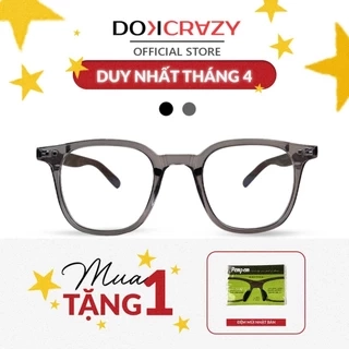 Gọng kính DOKCRAZY WOODY Gọng Giả Gỗ, nam nữ Thời Trang chất liệu Cao Cấp, Nhẹ, Chống ánh sáng xanh