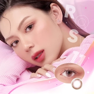 Beauty Lens DOLL EYES Rose 11 nâu hồng