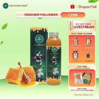 Mật Ong Hoa Rừng Tự Nhiên SeSan Nguyên Chất Kim Cương Vàng - Hỗ Trợ Giảm Cân, Sức Khỏe (500ml/Chai)