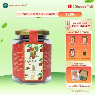 Táo Đỏ Sấy Khô Kim Cương Vàng Mát Gan Hỗ Trợ Tiêu Hóa Tăng Cường Sức Khỏe Chống Oxy Hóa Lọ 100 Gram