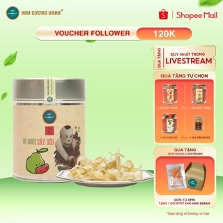 Vỏ Bưởi Sấy Dẻo Kim Cương Vàng - Hương Vị Tự Nhiên, Hỗ Trợ Giảm Cân, Ngăn Ngừa Lão Hóa (60Gr/Hộp)