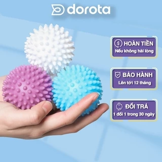 Bóng giặt quần áo cao cấp DOROTA chống nhăn, rối quần áo chất liệu silicon mềm không gây hỏng quần áo BGQA