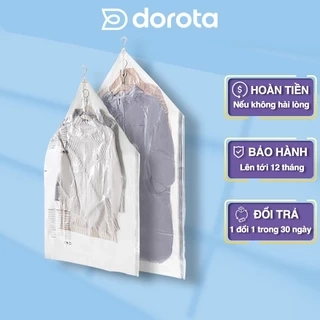 Túi hút chân không chống nhăn DOROTA bảo quản quần áo có móc treo 105x70 cm DG105
