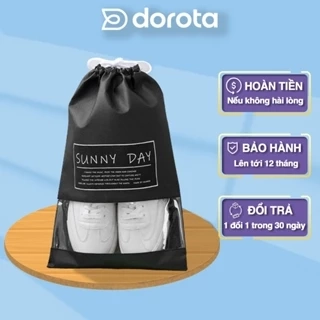 Túi đựng giày du lịch chống bụi bẩn, túi bảo quản giày có dây rút nhỏ gọn bỏ vali TG1