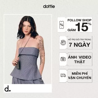 DOTTIE - Áo cúp ngực xẻ lai - Xanh lam - T1088