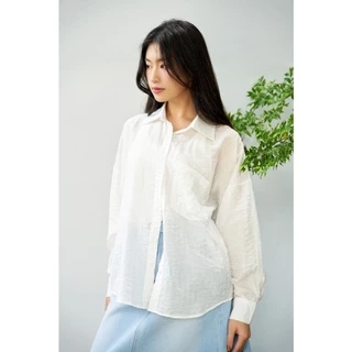 DOTTIE - Áo sơmi dáng rộng vải mềm - T0718