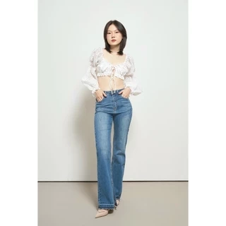 DOTTIE - Quần Jeans Loe Xẻ Lai Nữ - Q0046
