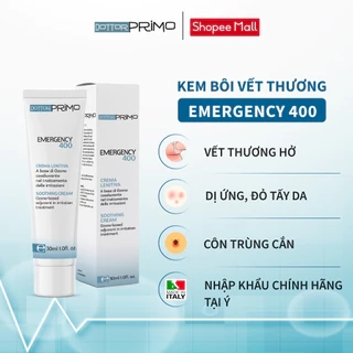 Kem Bôi Vết Thương DottorPrimo Emergency 400 (30ml) - Dùng Cho Vết Trầy Xước, Dị Ứng, Côn Trùng Cắn