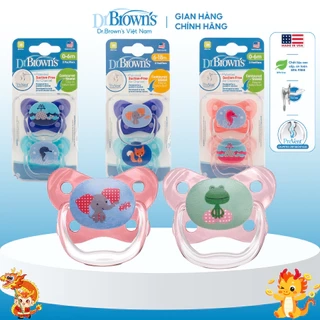 Ty ngậm Dr Brown's dành cho bé từ 0-6M và 6-18M
