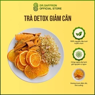 Trà detox giảm cân (cam, quế, sả) - gói 10gr