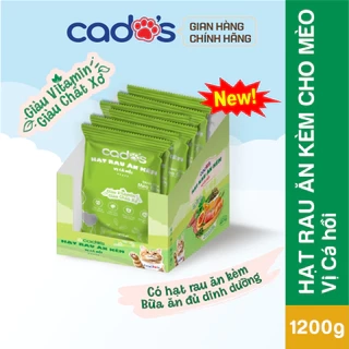 Cado's - Hạt rau ăn kèm cho mèo cados - Vị cá hồi - DrKyan