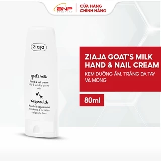 Kem dưỡng ẩm, trắng da tay và móng sữa dê Ziaja Goat's Milk Hand & Nail Cream 80ml
