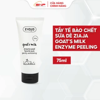 Tẩy tế bào chết sữa dê cho da mặt và cổ Ziaja Goat's Milk Enzyme Peeling phù hợp cho da nhạy cảm 75ml