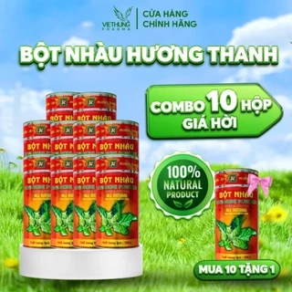 Thùng 10 Hộp (Tặng 1 Hộp) Bột Nhàu Hương Thanh –노니 가루 hỗ trợ giảm tiểu đường, bổ xương khớp từ trái nhàu tươi chín 100%