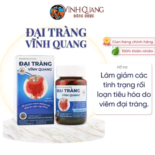 Đại Tràng VĨNH QUANG Hỗ trợ làm mạnh đường ruột, giảm tình trạng rối loạn tiêu hóa - Hộp 20 viên