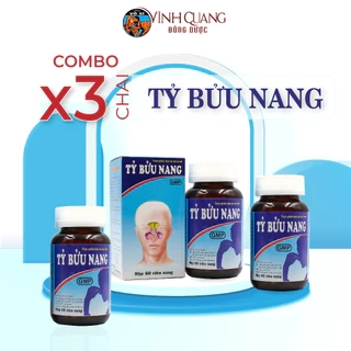 Combo 3 Hộp 60 viên Tỷ Bửu Nang VĨNH QUANG - Viêm xoang, Viêm mũi dị ứng, Nghẹt mũi, Chảy nước mũi