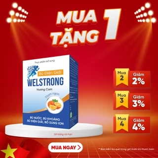 Bù Điện Giải Welstrong Ích Nhân Giúp Bổ Sung Ion, Nước Và Khoáng Giảm Mệt Mỏi Hộp 5 Gói