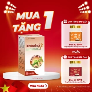 Combo 2 lọ viên uống dây thìa canh Diabetna Ích Nhân dành cho người tiểu đường giúp ổn định đư