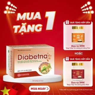 Combo 3 hộp viên uống dây thìa canh Diabetna Ích Nhân giúp ổn định đường huyết, tăng cường sức khoẻ 40 viên/hộp
